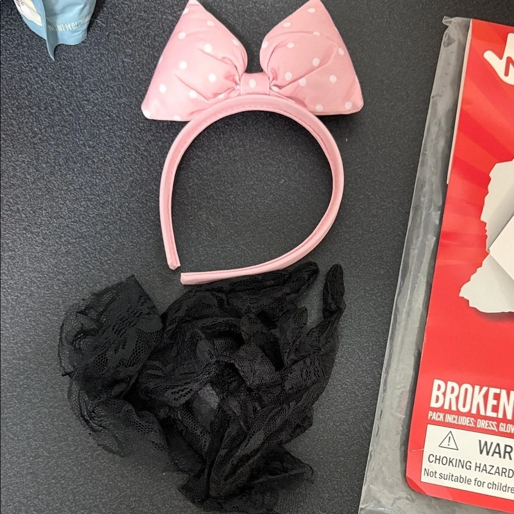 Broken Doll Kids Costume - Pink and Black